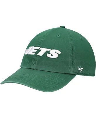 Men's '47 Green New York Jets Clean Up Script Adjustable Hat