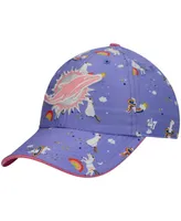 Girls Preschool '47 Purple Miami Dolphins Logo Unicorn Clean Up Adjustable Hat