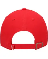 Big Boys '47 Brand Red St. Louis Cardinals Team Logo Clean Up Adjustable Hat