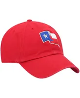 Men's '47 Red Texas Rangers Clean Up Team Adjustable Hat