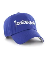 Men's '47 Royal Indianapolis Colts Crosstown Clean Up Adjustable Hat