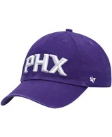 Men's '47 Brand Purple Phoenix Suns Clean Up Wordmark Adjustable Hat