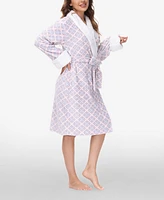 Ink+Ivy Women's Printed Plush Robe