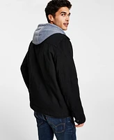 Levi's Men's Sherpa Lined Two Pocket Hooded Trucker Jacket