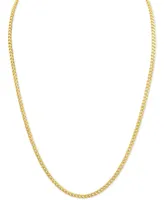 Esquire Men's Jewelry Curb Link 24" Chain Necklace, Created for Macy's