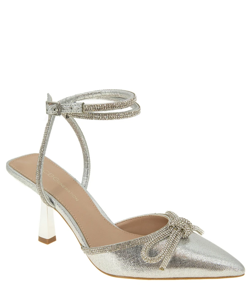 BCBGeneration Women's Ildy Crystal Bow Pointy Toe Pump