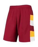 Men's Mitchell & Ness Wine Cleveland Cavaliers 1979-80 Hardwood Classics Swingman Shorts