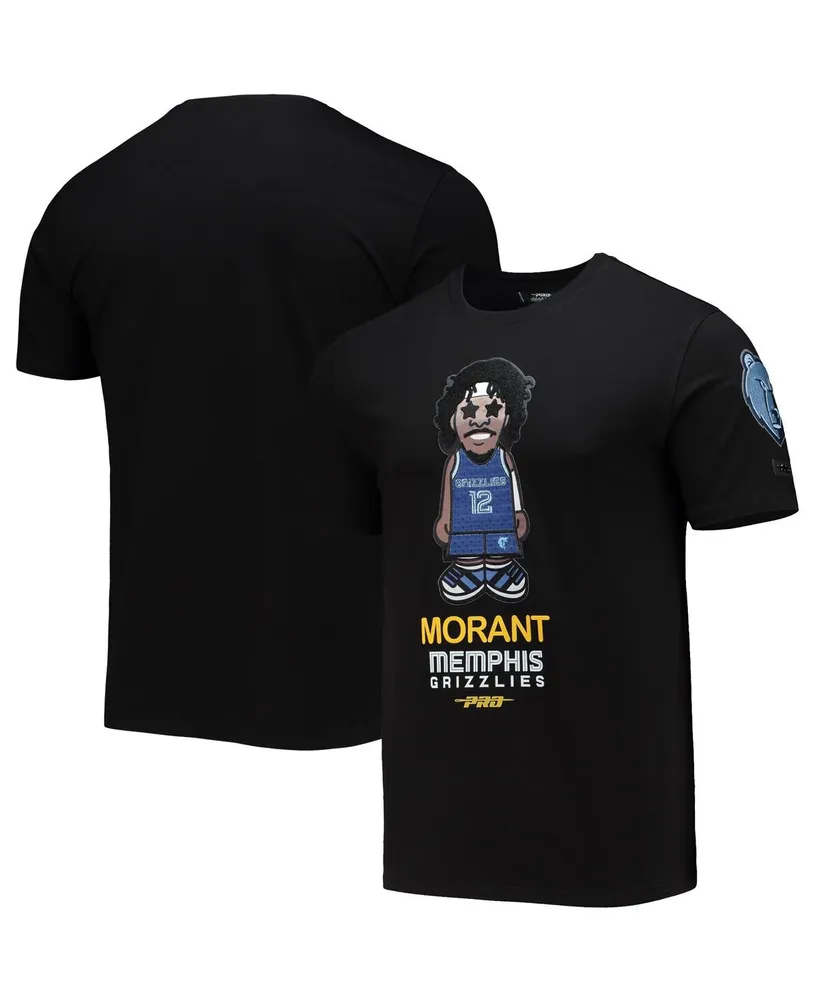 Men's Pro Standard Ja Morant Black Memphis Grizzlies Caricature T-shirt