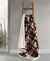 Eddie Bauer Trailhead Plaid Ultra Soft Plush Fleece Throw, 50" x 60"