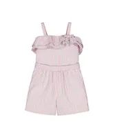 Hope & Henry Little Girls Ruffle Edge Romper