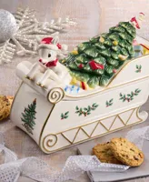 Spode Christmas Tree Rudolph Cookie Jar