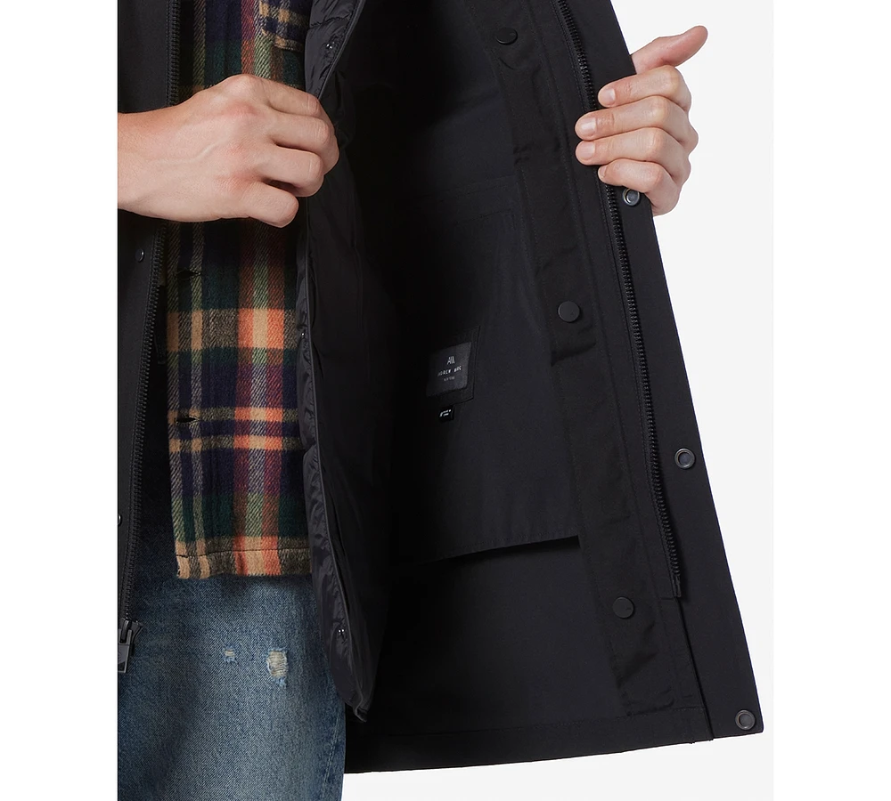 Marc New York Men's Tucker Oxford Parka with Removable Quilted Liner