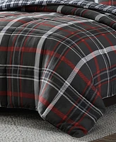 Eddie Bauer Willow Plaid Microsuede Reversible Comforter Set