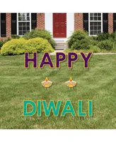 Big Dot of Happiness Happy Diwali - Yard Sign Outdoor Lawn Decorations - Festival of Lights Party Yard Signs - Happy Diwali