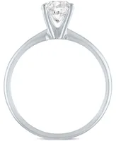 Gia Certified Diamond Engagement Ring (1 ct. t.w.) in 14k White Gold