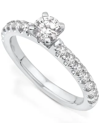 Gia Certified Diamond Engagement Ring (1 ct. t.w.) in 14k White Gold
