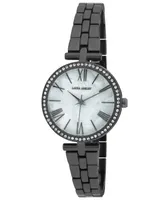 Laura Ashley Women's Quartz Black Alloy Bracelet Watch 33mm