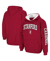 Youth Boys Colosseum Cardinal Stanford Cardinal 2-Hit Team Pullover Hoodie