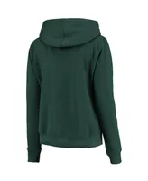 Women's Green Michigan State Spartans Arch and Logo 1 Pullover Hoodie