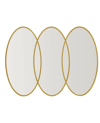 Madison Park Signature Eclipse Oval Wall Decor Mirror, 40" x 30" x 1.77"