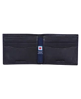 Nautica Men's Credit Card Bifold Leather Wallet