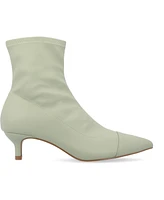 Journee Collection Women's Jadde Pointed Toe Kitten Heel Dress Booties