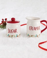 Winterberry Sugar and Creamer Set