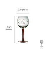 Winterberry Wine Glasses, Set of 4