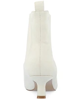 Journee Collection Women's Tenlee Pointed Toe Kitten Heel Dress Booties
