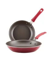 Rachael Ray Cook + Create Aluminum Nonstick Frying Pan Set, 2 Piece