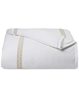 Hotel Collection Chain Links Embroidery 100% Pima Cotton Duvet Cover Set, Full/Queen, Exclusively at Macy's