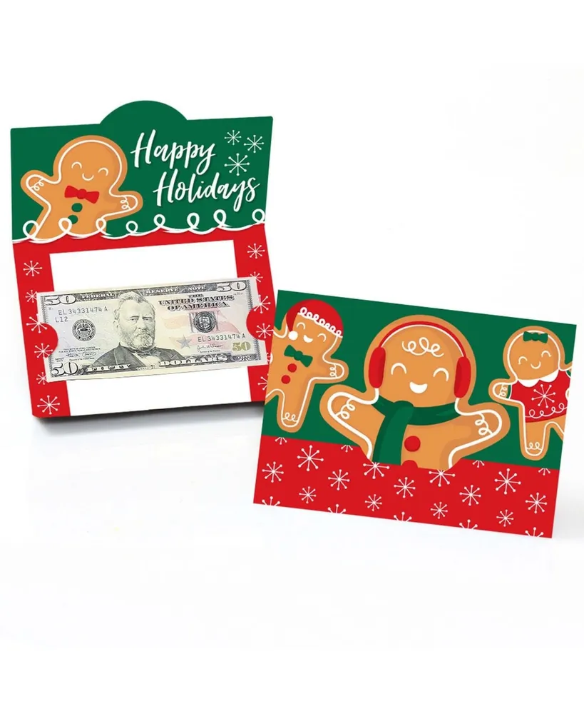 Big Dot Of Happiness Very Merry Christmas - Holiday Santa Claus Party Money  & Gift Card Holders 8 Ct