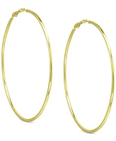 Giani Bernini Polished Wire Extra-Large Hoop Earrings, 80mm, Created for Macy's