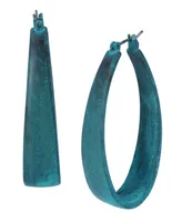 Robert Lee Morris Soho Women's Patina Oval Hoop Earrings