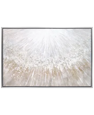 Empire Art Direct Pellets Textured Glitter Hand Painted Canvas Wall Art, 32" x 48"