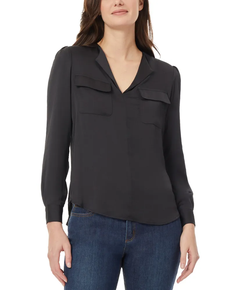 Jones New York Women's Simplified Utility Blouse