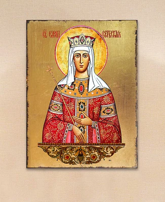 Designocracy Saint Elena Icon 16" x 12"