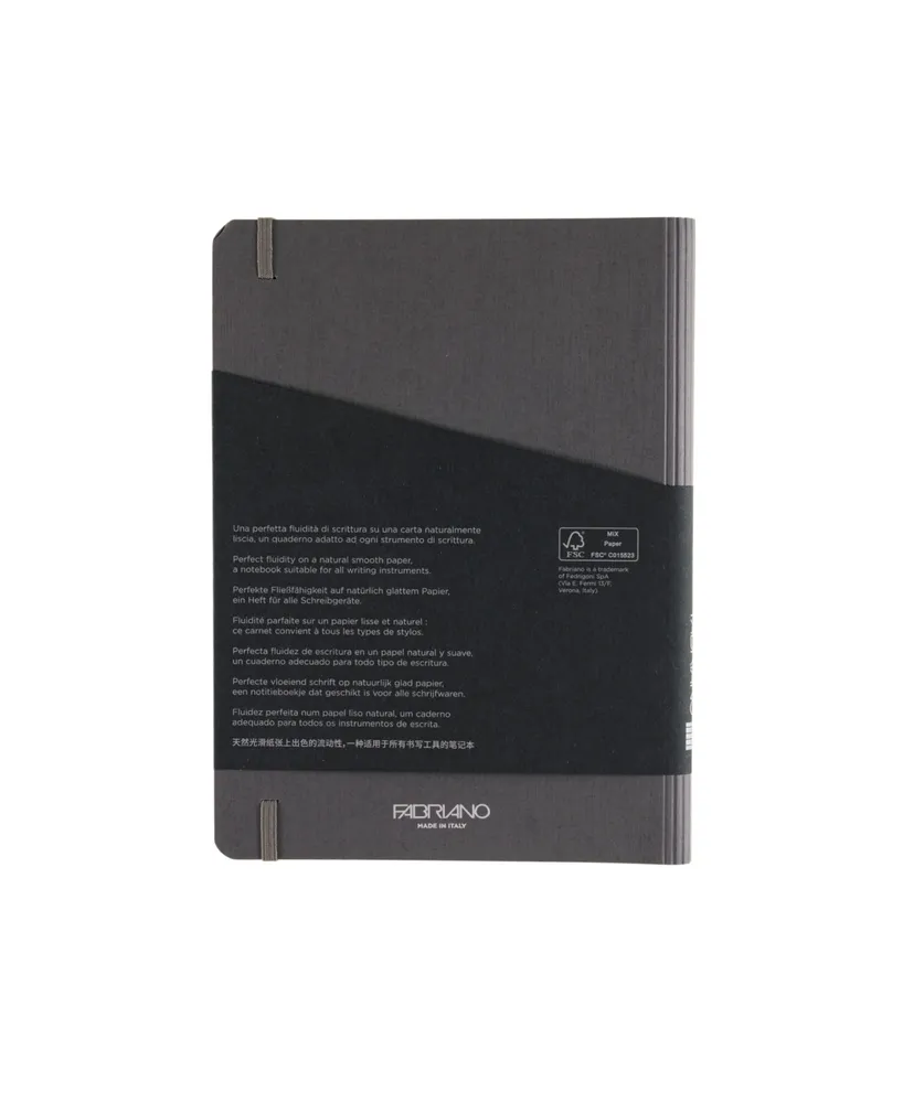 Fabriano Ecoqua Plus Hidden Spiral Bound Lined A5 Notebook