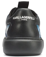 Karl Lagerfeld Men's Lace Up Perforated Toe Sneaker