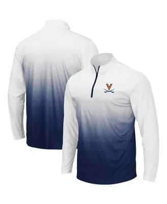 Men's Colosseum Navy Virginia Cavaliers Magic Quarter-Zip Jacket