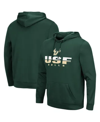 Men's Colosseum Green South Florida Bulls Lantern Pullover Hoodie