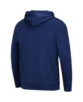 Men's Colosseum Blue Pepperdine Waves Lantern Pullover Hoodie