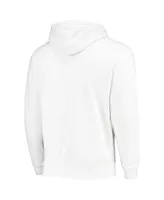 Men's Colosseum White Army Black Knights Arch and Logo 3.0 Full-Zip Hoodie