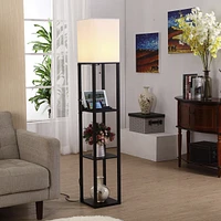 Brightech Maxwell 63" Led Shelf Lamp with Usb Port and Power Outlet