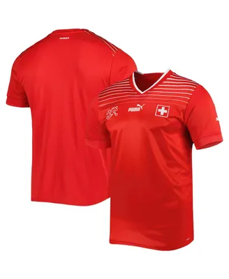 Men's Puma Red Switzerland National Team 2022/23 Home Replica Jersey