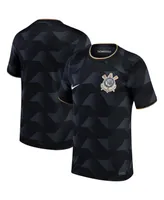 Big Boys Nike Black Corinthians 2022/23 Away Replica Jersey