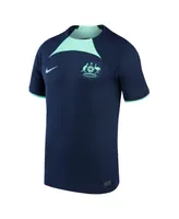 Men's Nike Navy Australia National Team 2022/23 Away Replica Jersey