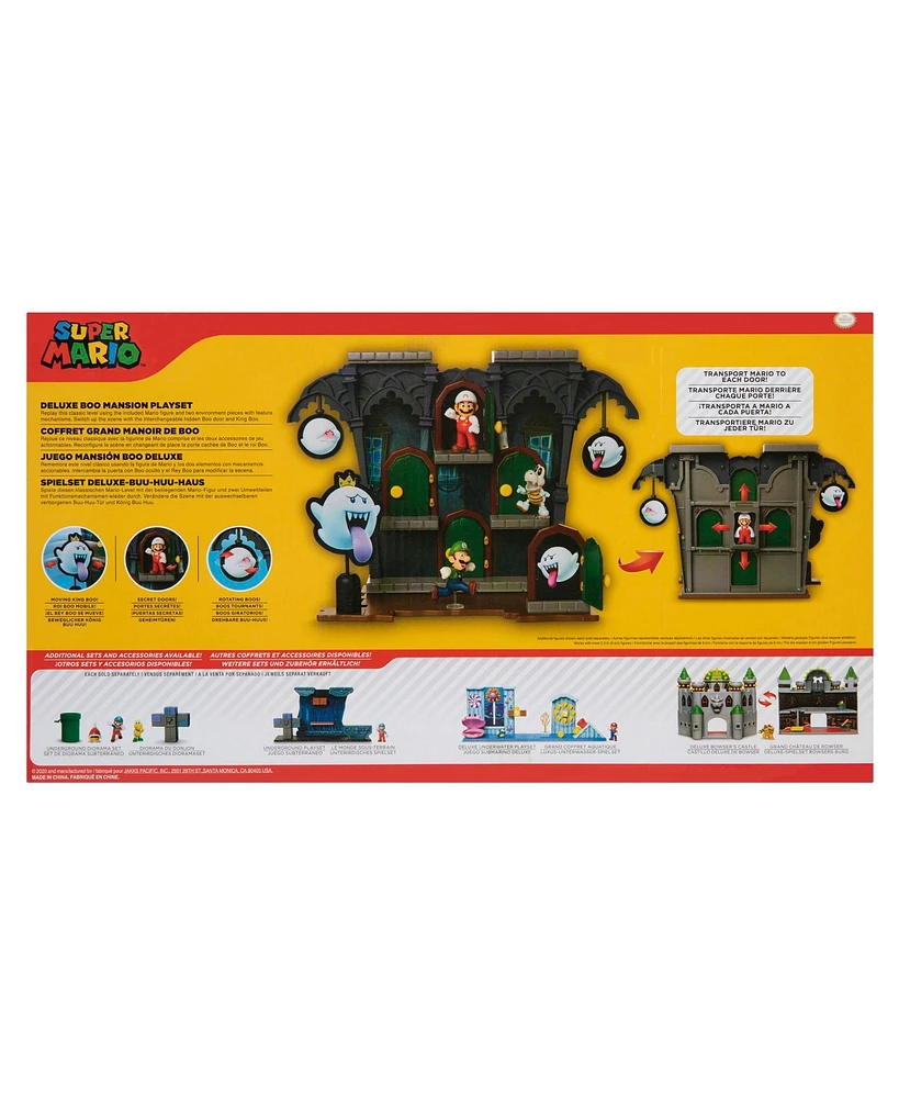 Super Mario Deluxe Boo Mansion Playset