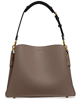 Coach Pebble Leather Willow Shoulder Bag with Convertible Straps