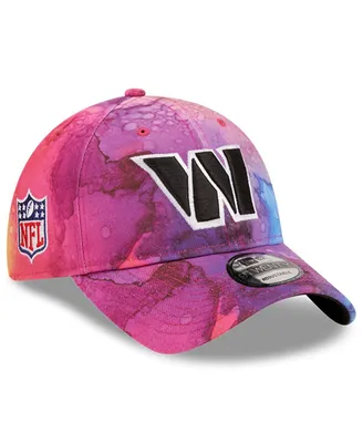 Big Boys New Era Pink Washington Commanders 2022 Nfl Crucial Catch 9TWENTY Adjustable Hat